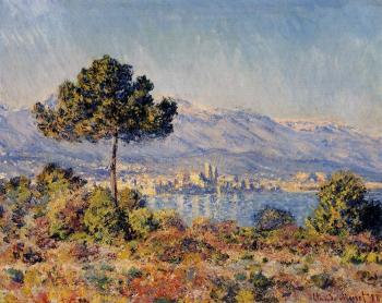 Claude Oscar Monet : View of Antibes from the Notre-Dame